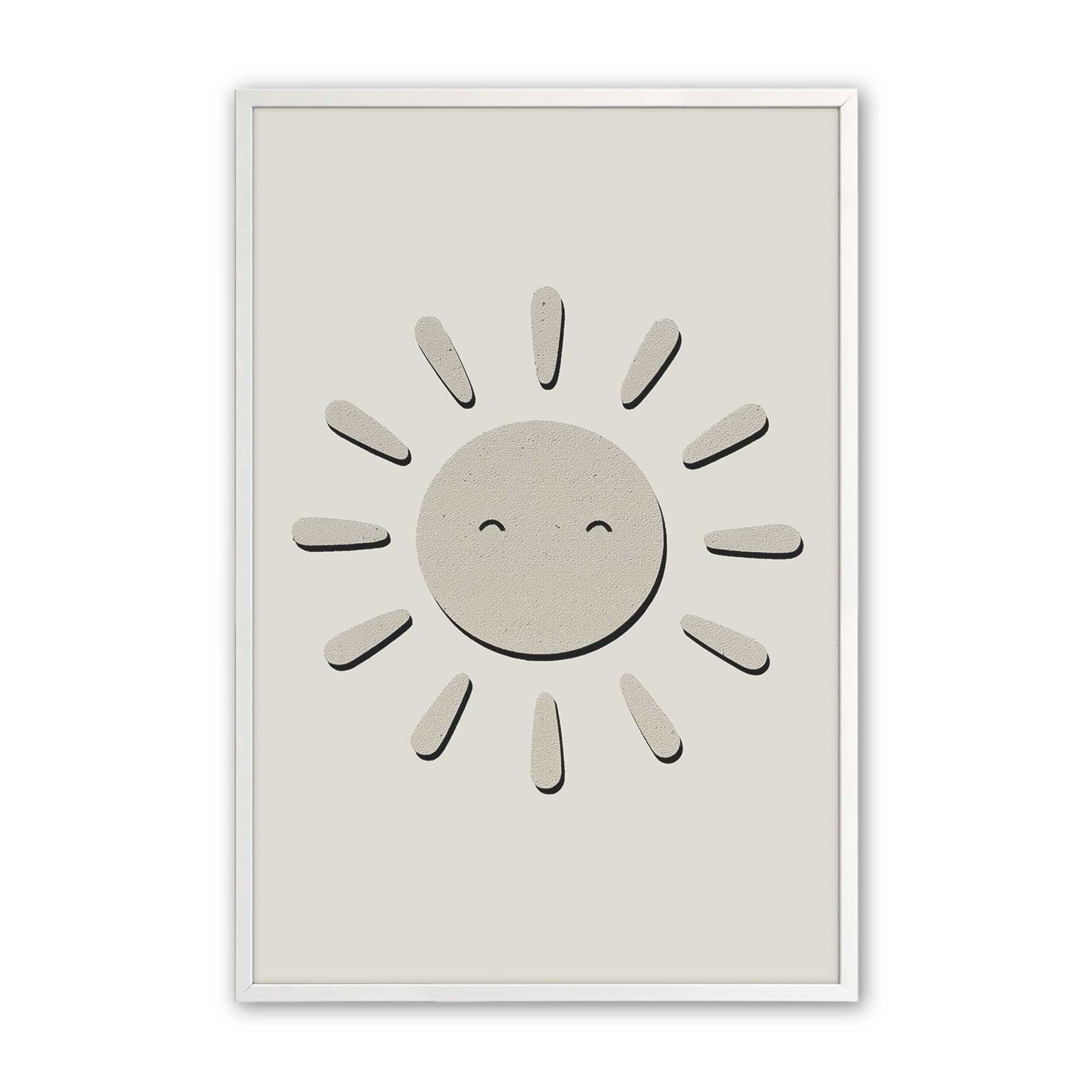 [Color:Opaque White], Picture of art in a Opaque White frame