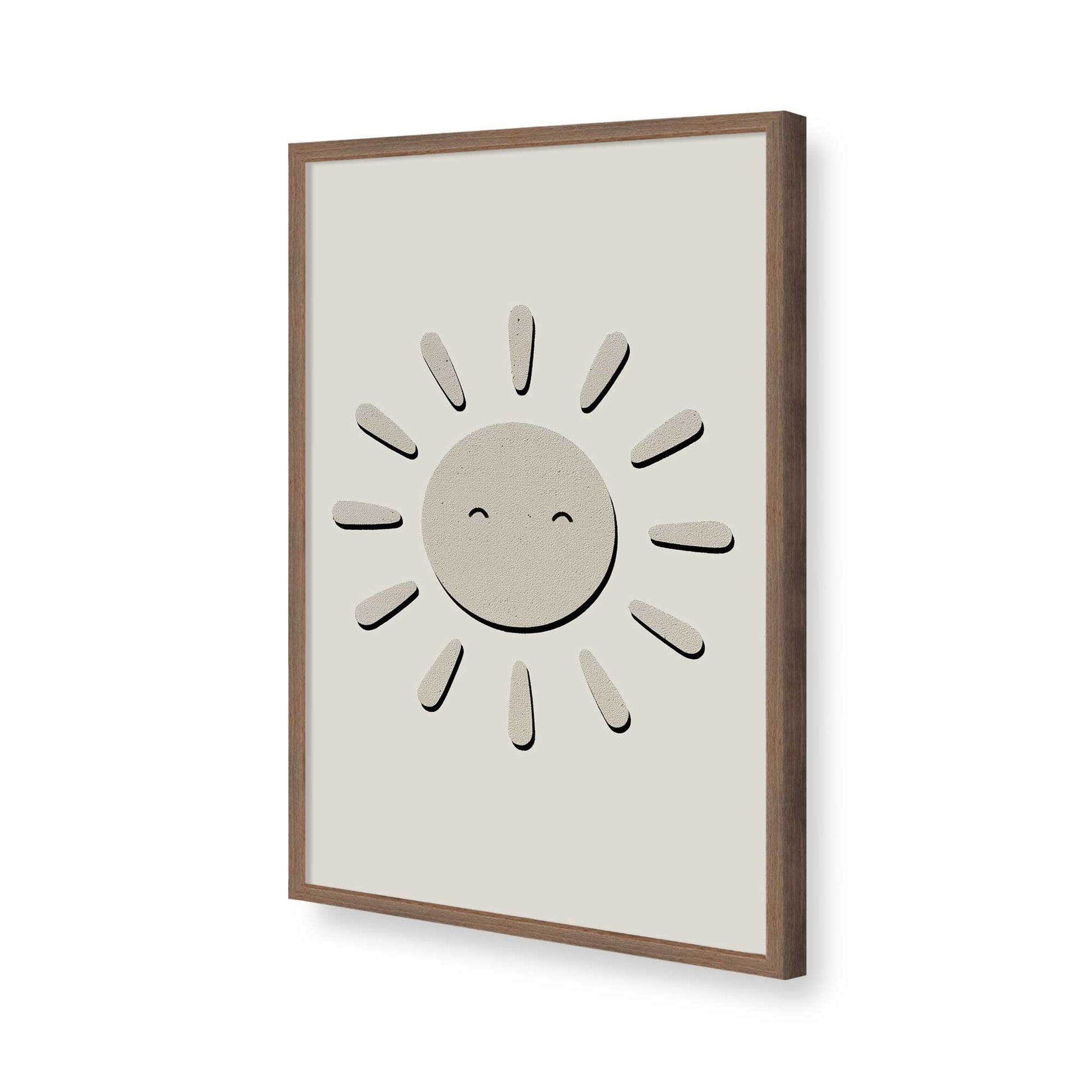 [Color:Walnut], Picture of art in a Walnut frame of the corner