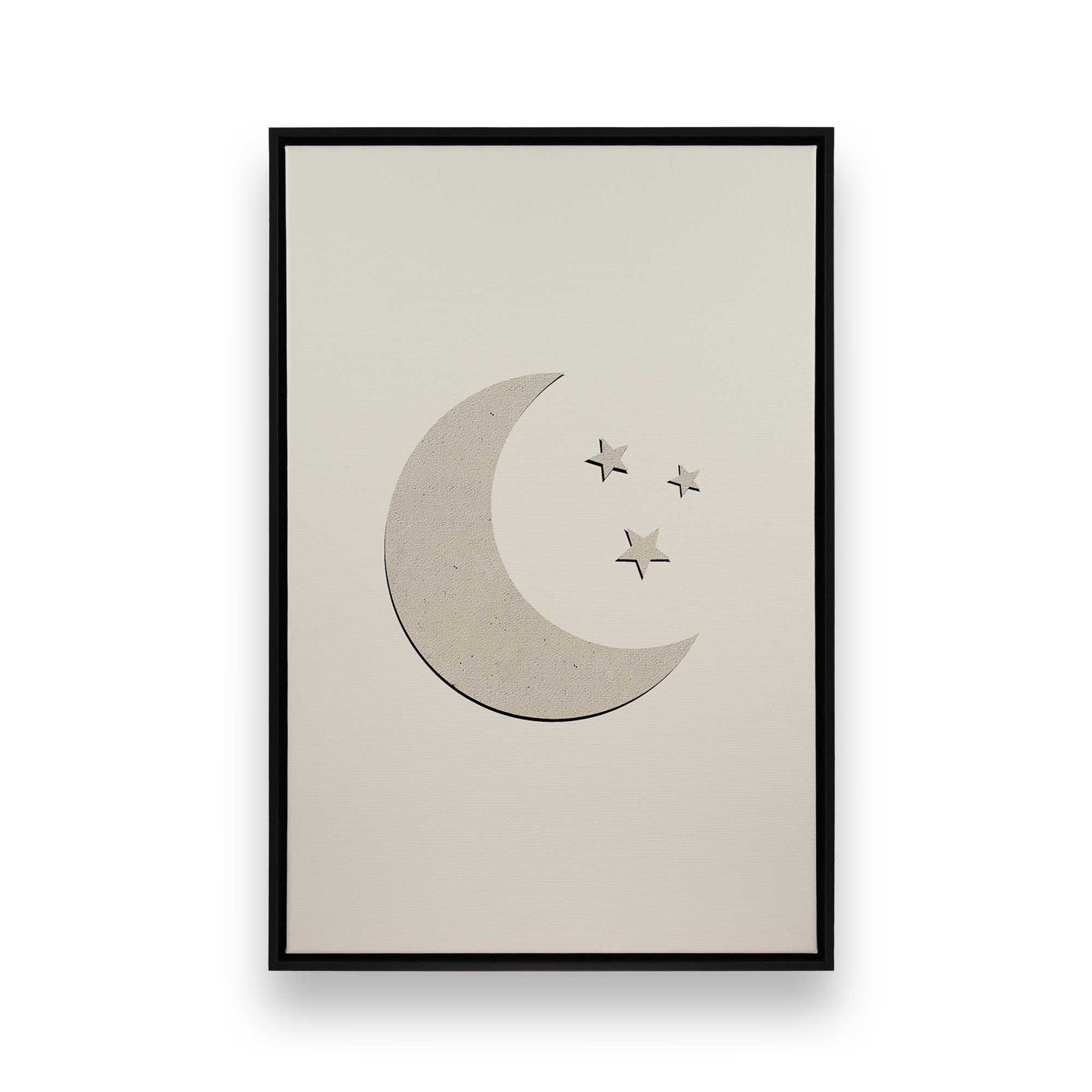 [Color:Satin Black], Picture of art in a Satin Black frame