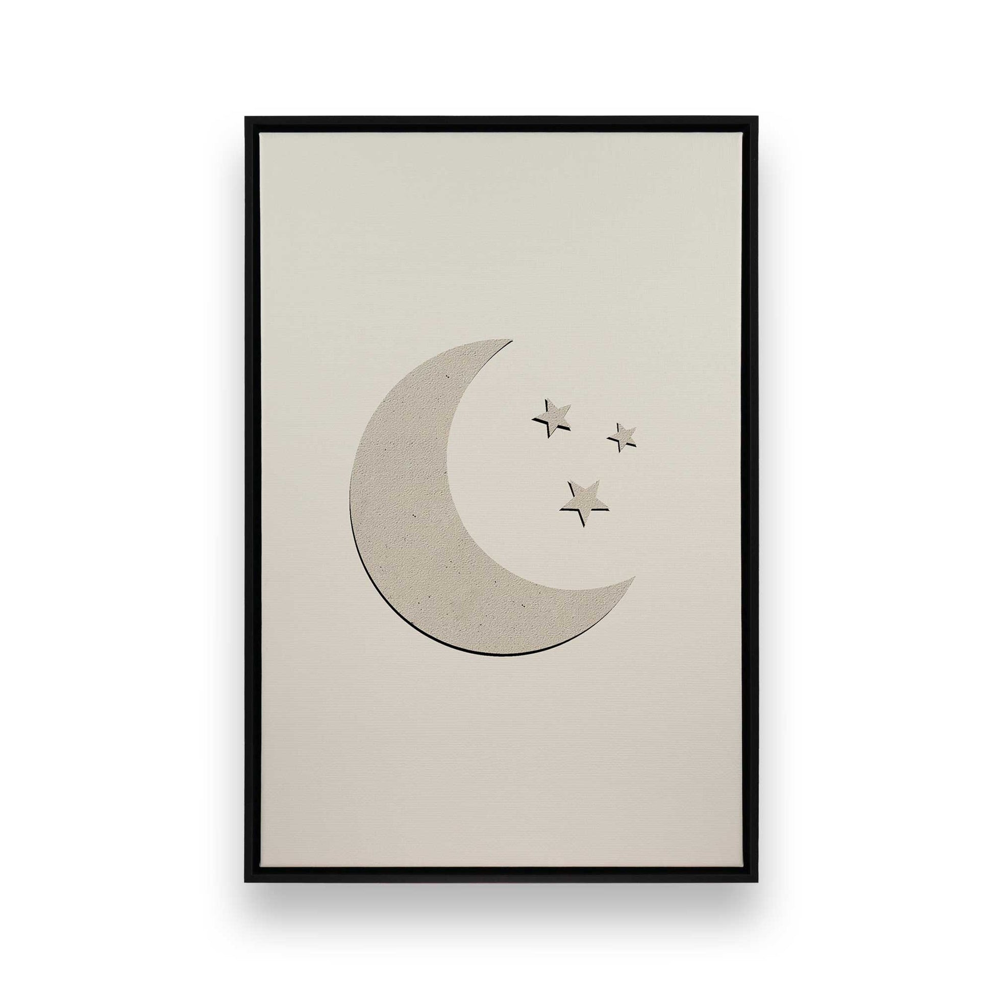 [Color:Satin Black], Picture of art in a Satin Black frame