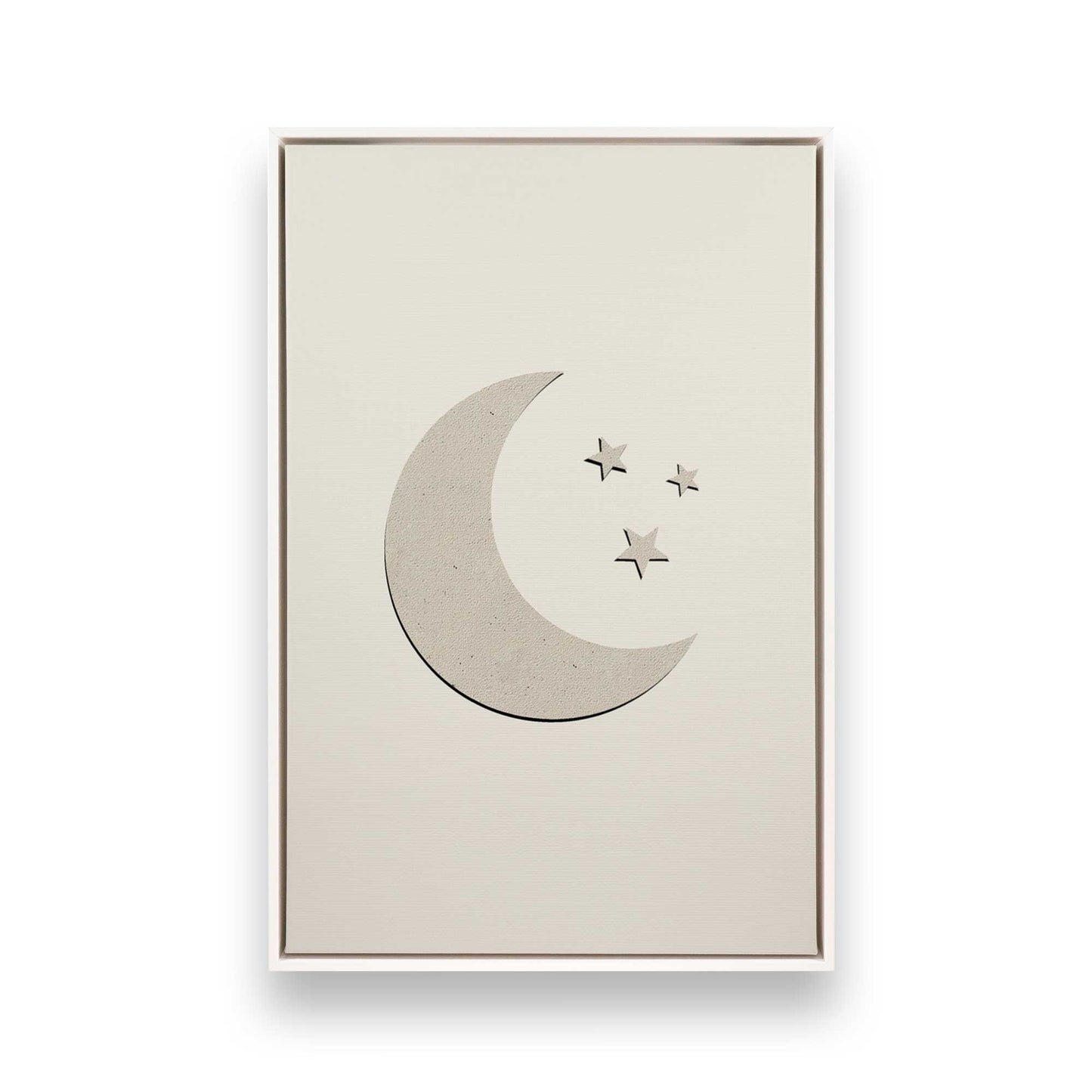 [Color:Opaque White], Picture of art in a White frame