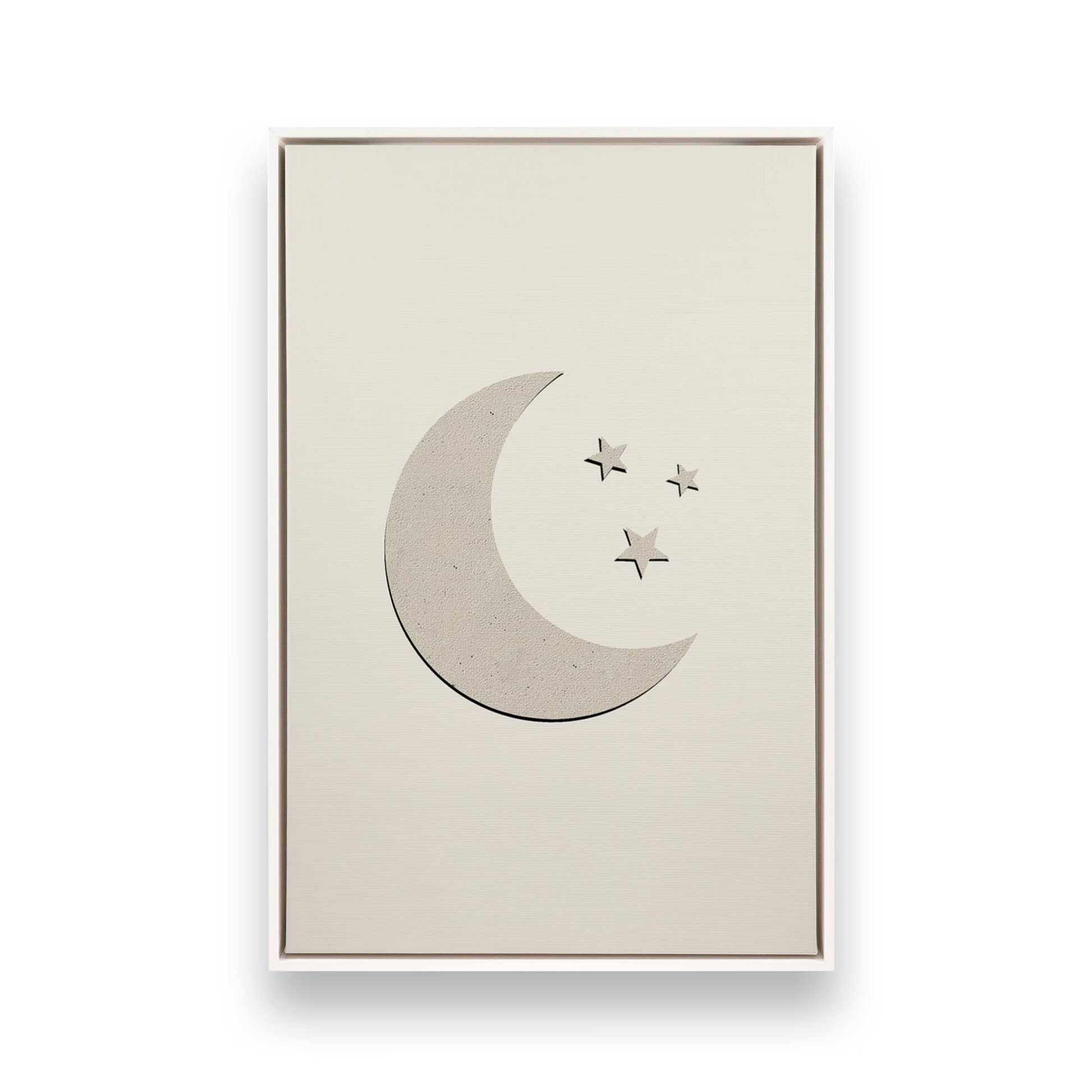 [Color:Opaque White], Picture of art in a White frame