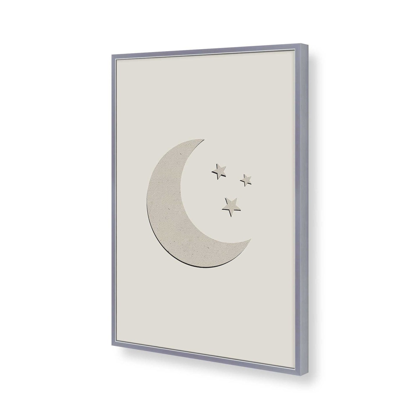 [Color:Polished Chrome], Picture of art in a Polished Chrome frame of the corner