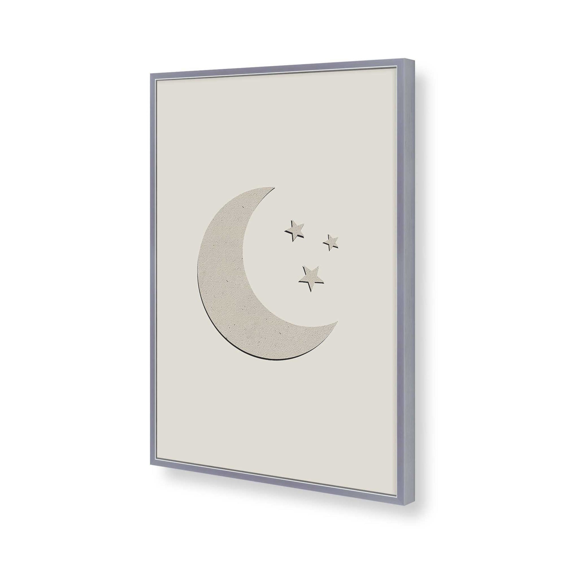 [Color:Polished Chrome], Picture of art in a Polished Chrome frame of the corner