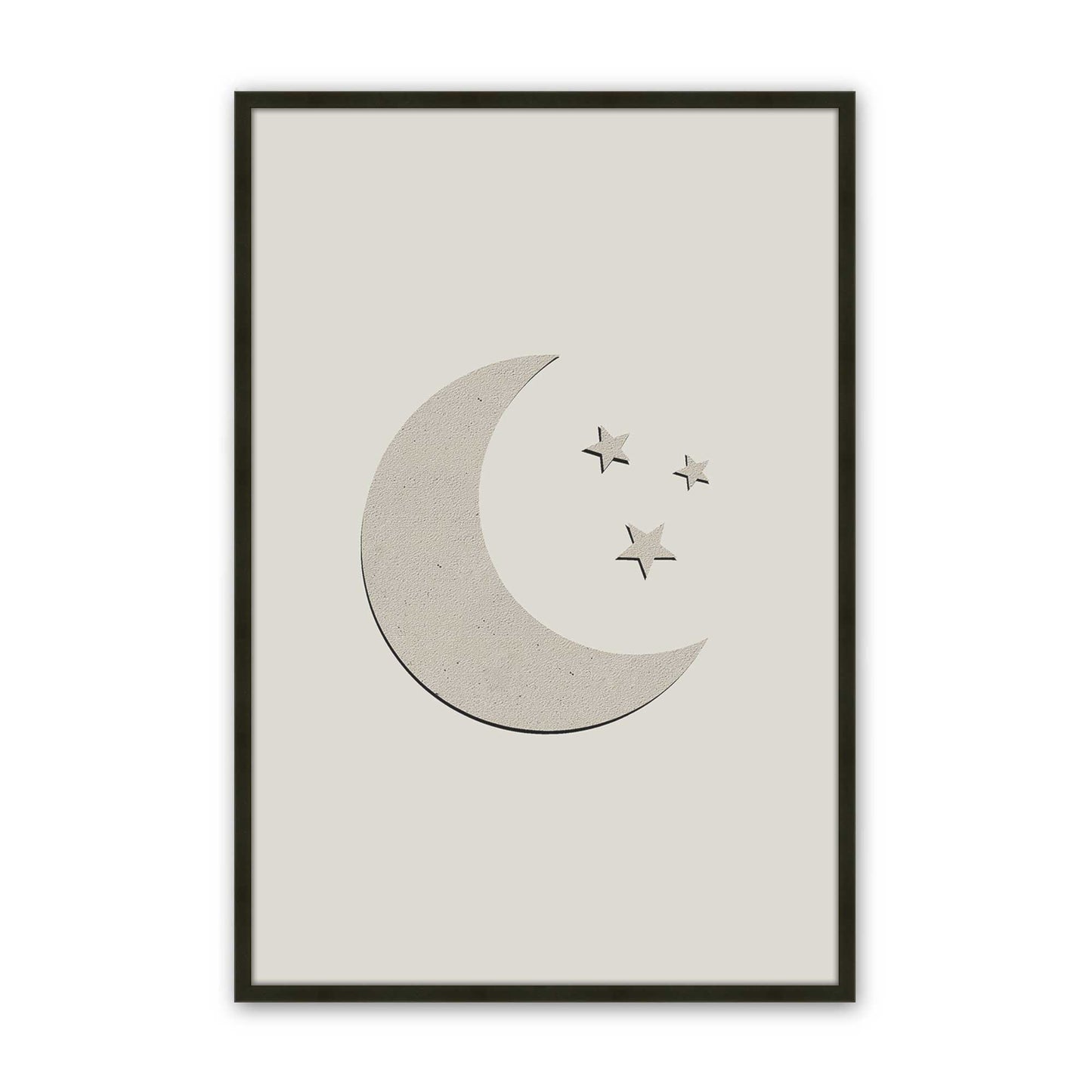 [Color:Satin Black], Picture of art in a Satin Black frame