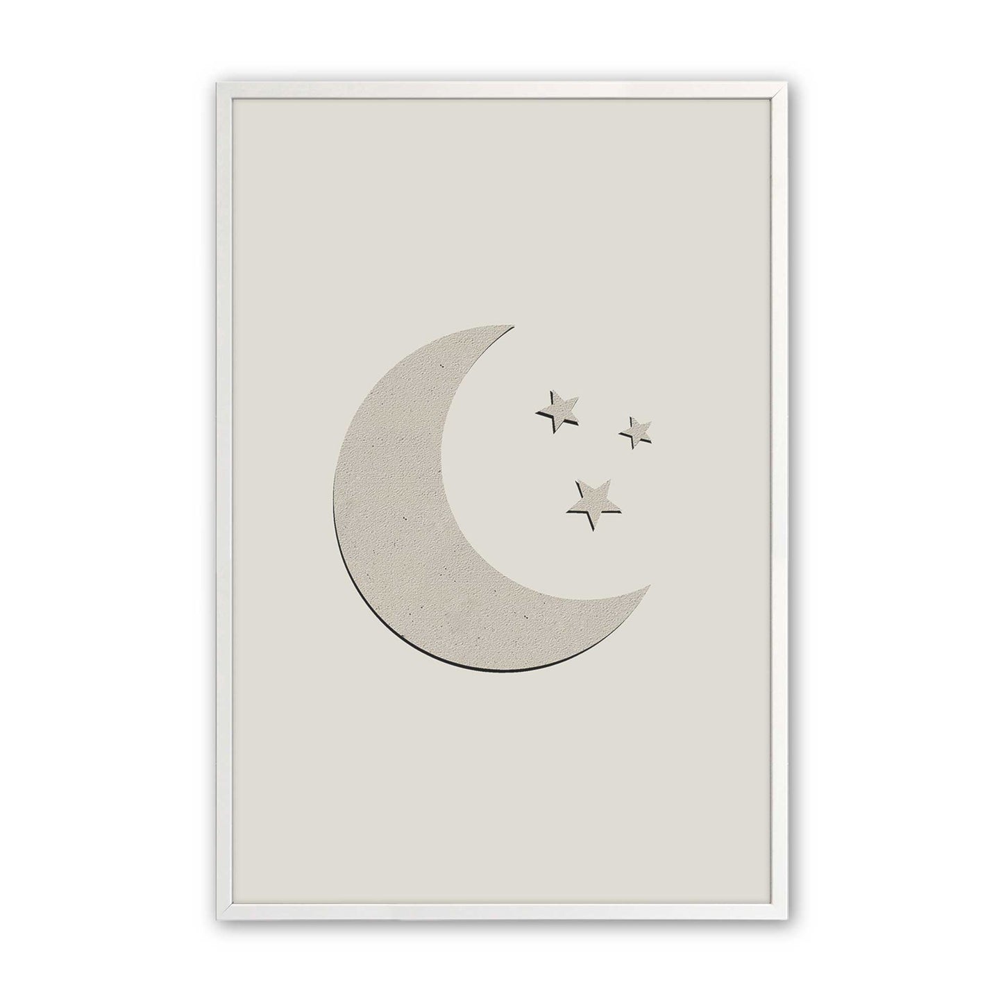 [Color:Opaque White], Picture of art in a Opaque White frame