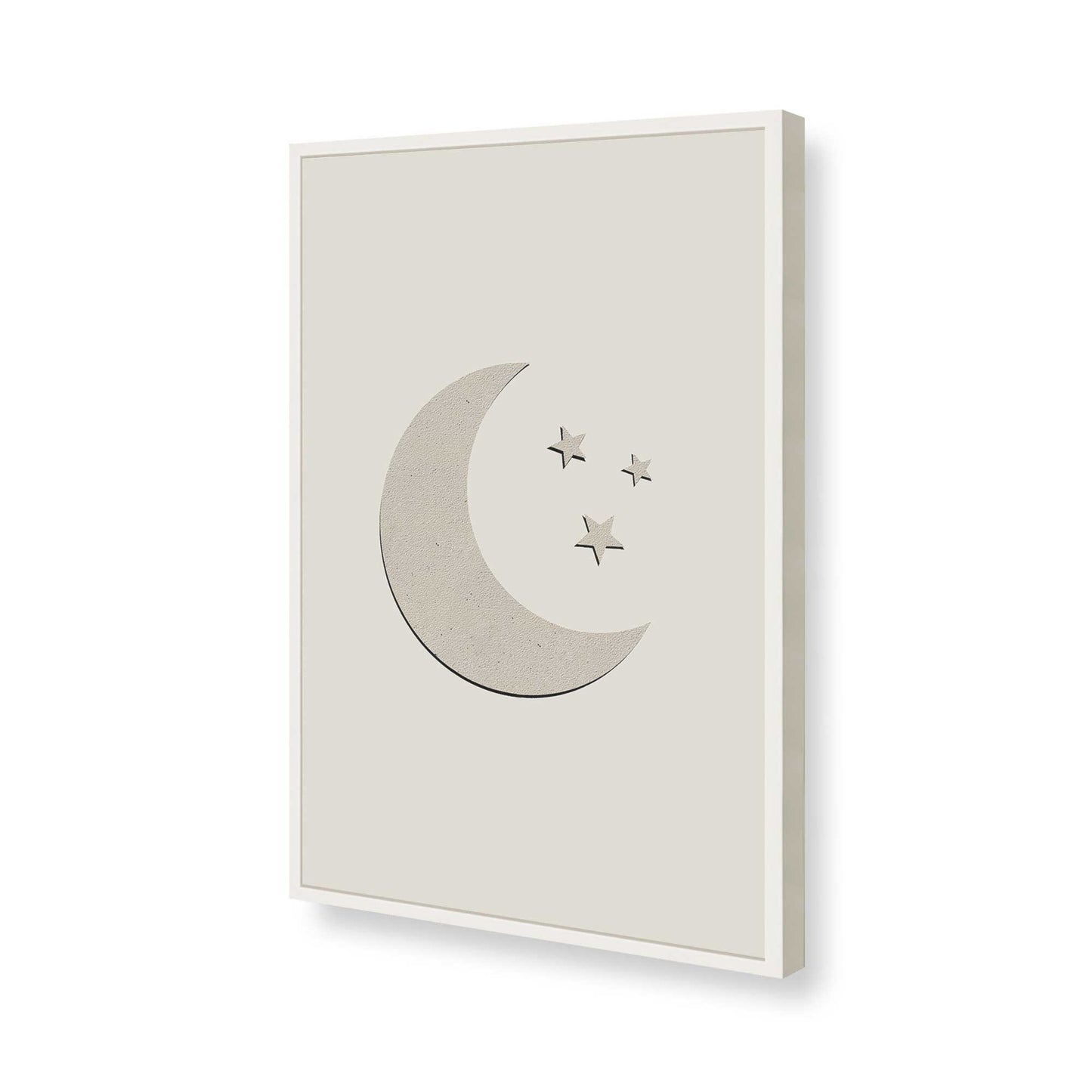 [Color:Opaque White], Picture of art in a Opaque White frame of the corner