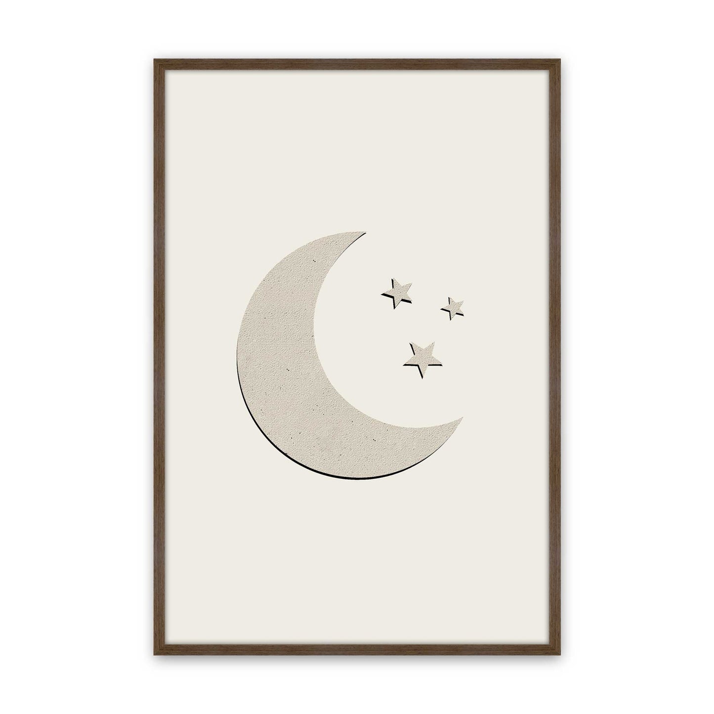 [Color:Walnut], Picture of art in a Walnut frame