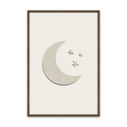 [Color:Walnut], Picture of art in a Walnut frame