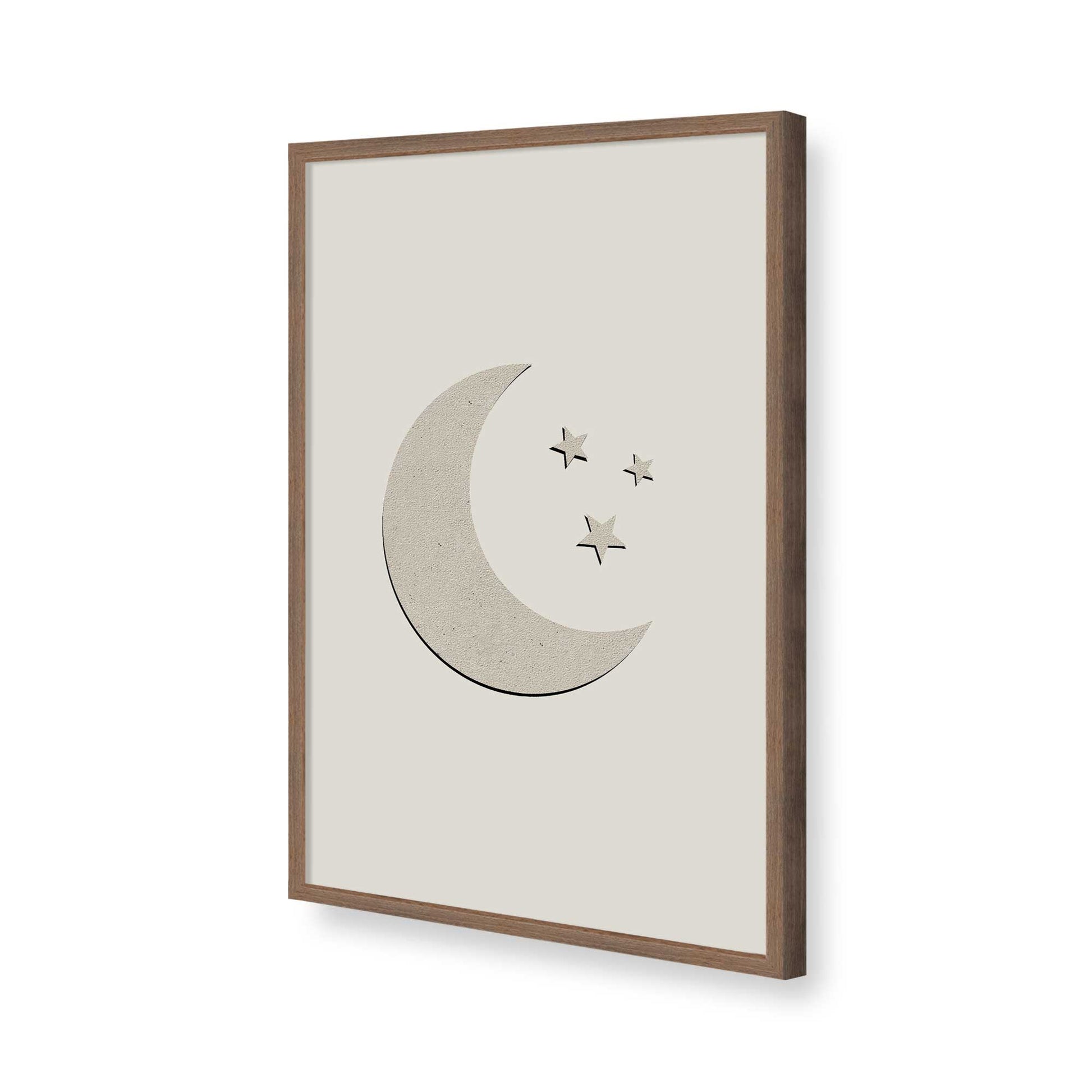 [Color:Walnut], Picture of art in a Walnut frame of the corner