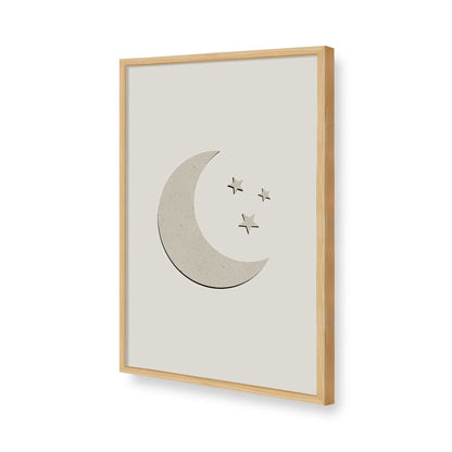[Color:American Maple], Picture of art in a American Maple frame of the corner