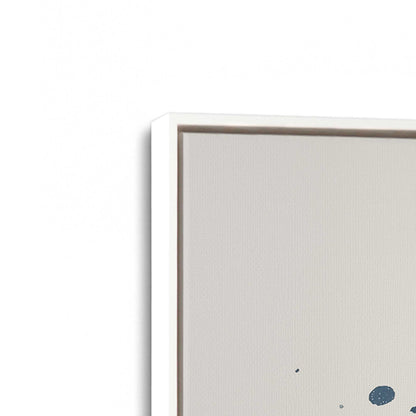[Color:Opaque White], Picture of art in a White frame at an angle