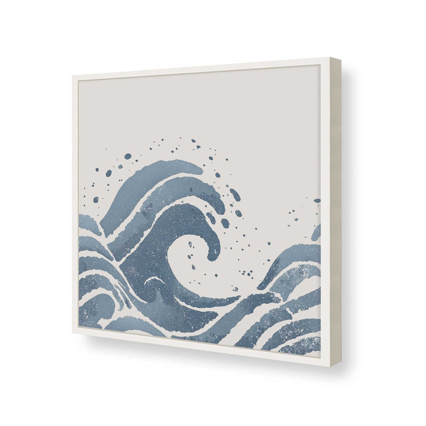 [Color:Opaque White], Picture of art in a Opaque White frame of the corner