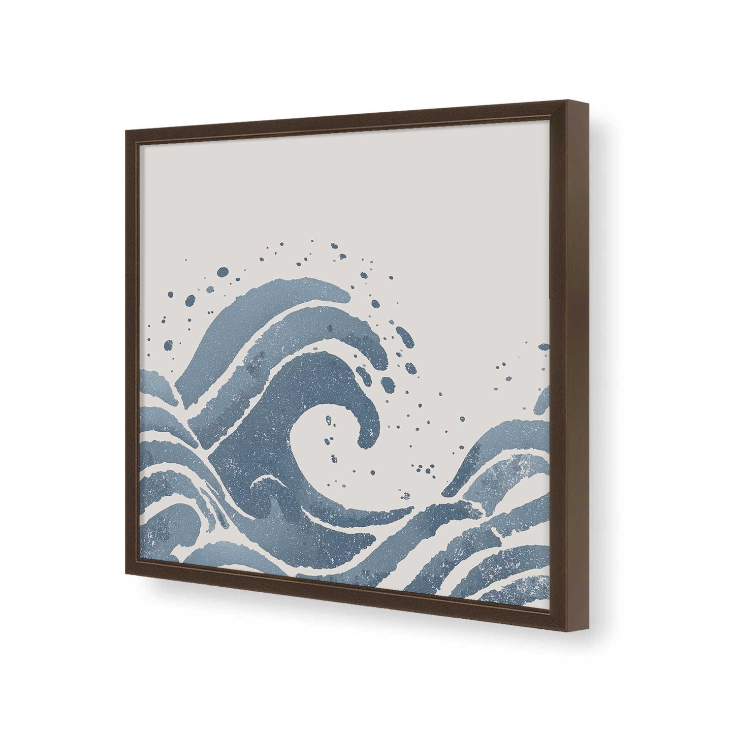 [Color:Espresso], Picture of art in a Espresso frame of the corner
