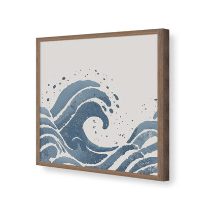 [Color:Walnut], Picture of art in a Walnut frame of the corner