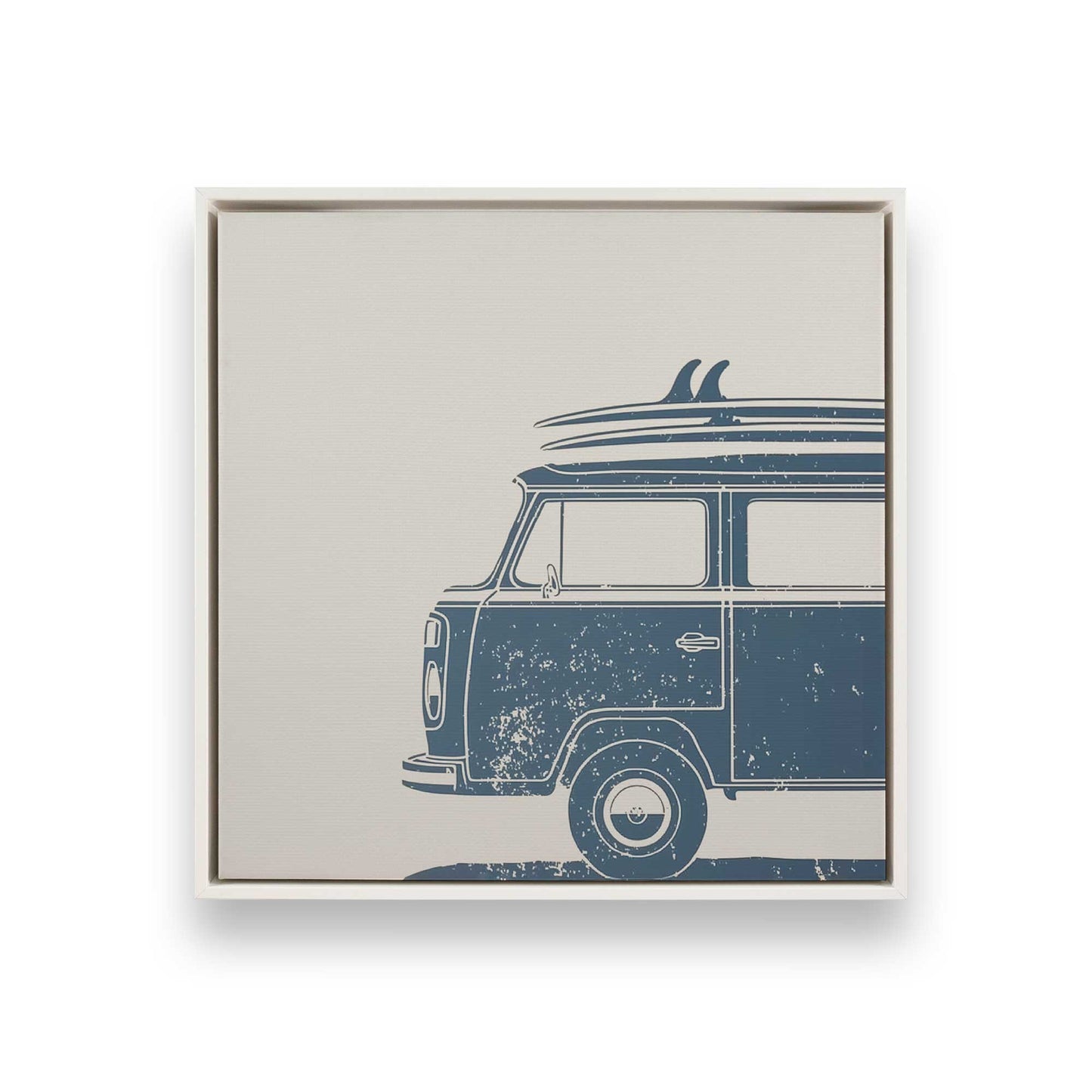 [Color:Opaque White], Picture of art in a White frame
