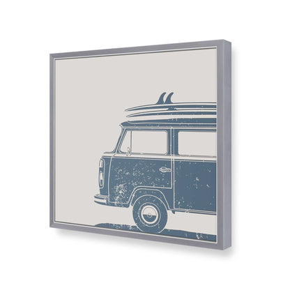 [Color:Polished Chrome], Picture of art in a Polished Chrome frame of the corner