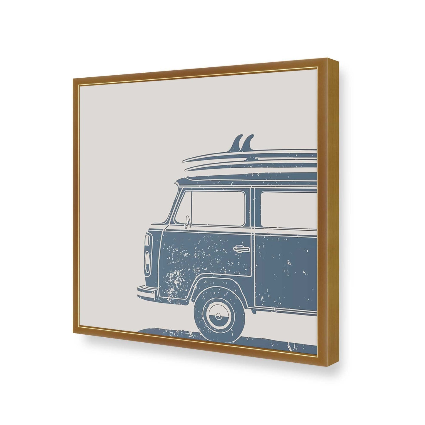 [Color:Polished Gold], Picture of art in a Polished Gold frame of the corner