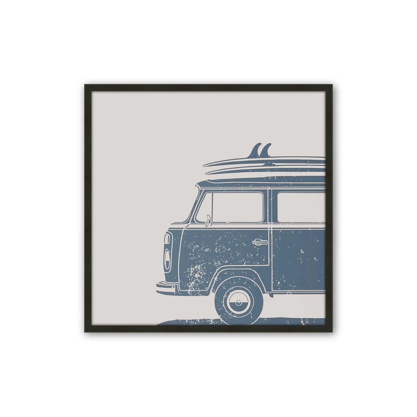 [Color:Satin Black], Picture of art in a Satin Black frame