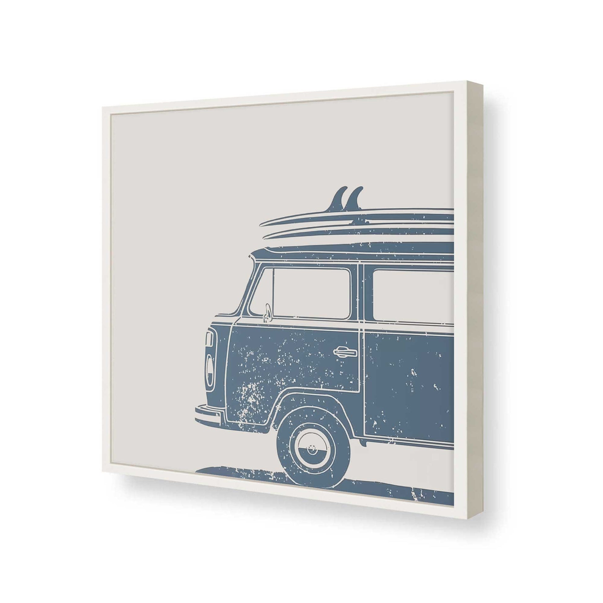 [Color:Opaque White], Picture of art in a Opaque White frame of the corner