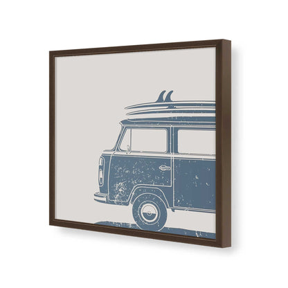[Color:Espresso], Picture of art in a Espresso frame of the corner