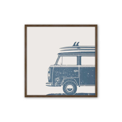 [Color:Walnut], Picture of art in a Walnut frame