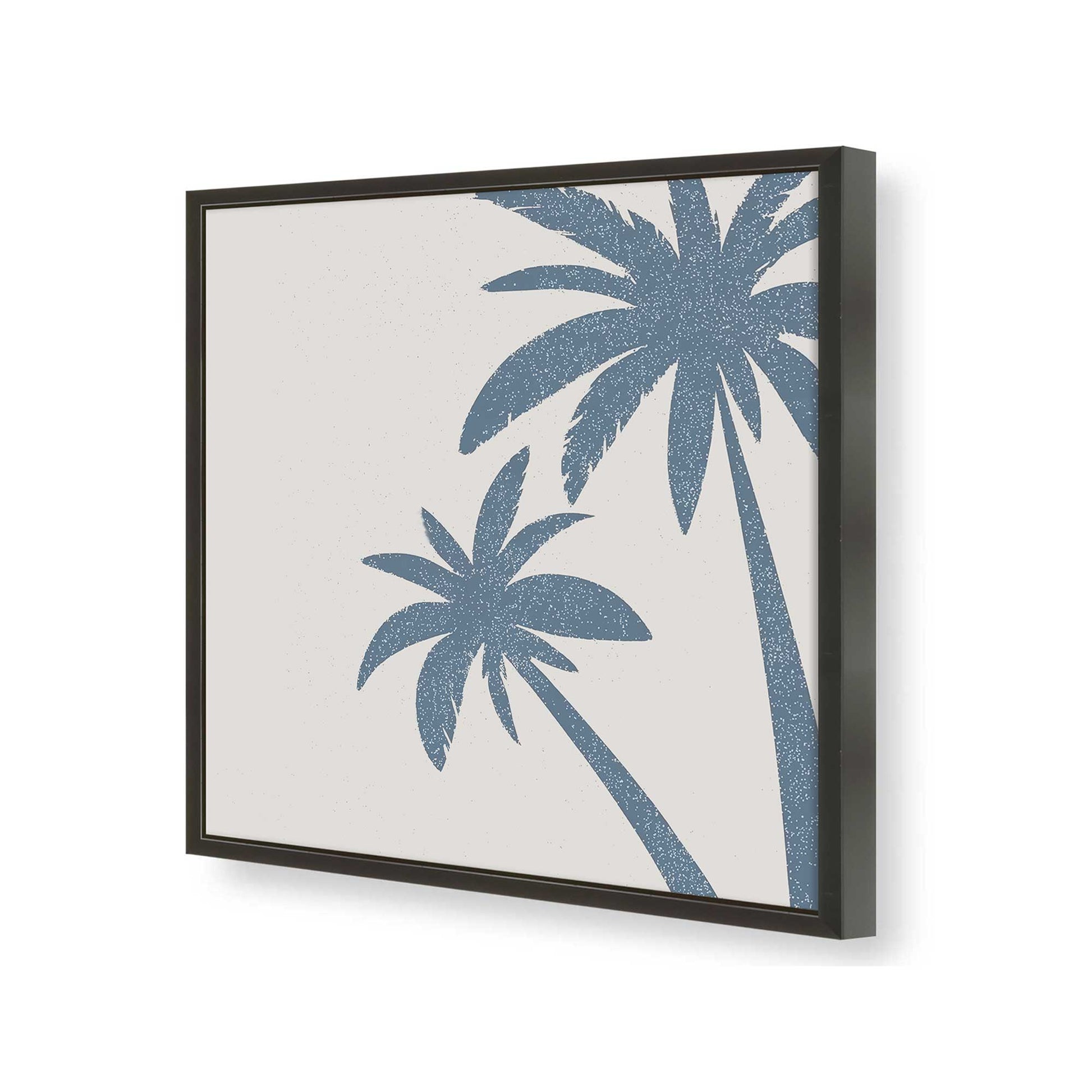 [Color:Satin Black], Picture of art in a Satin Black frame of the corner