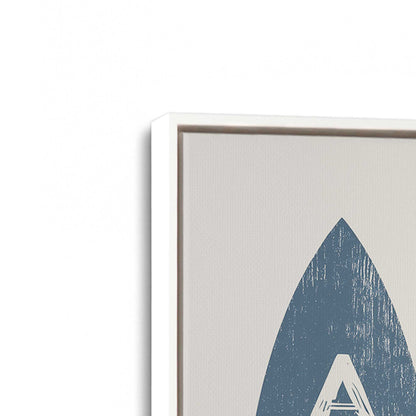 [Color:Opaque White], Picture of art in a White frame at an angle