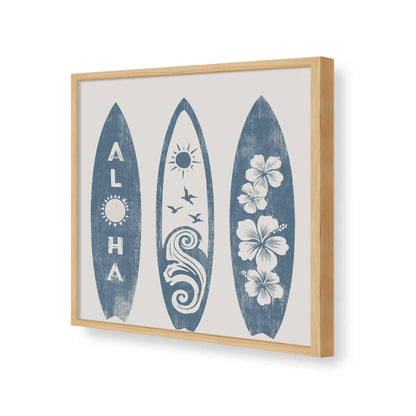 [Color:American Maple], Picture of art in a American Maple frame of the corner
