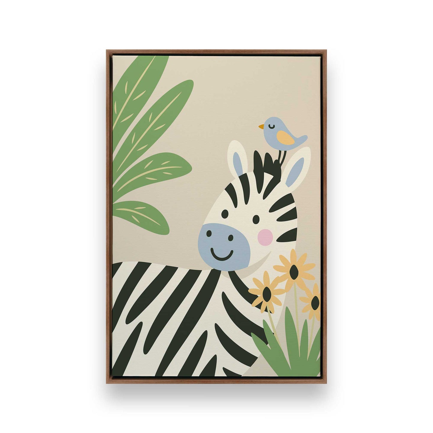 [Color:Walnut], Picture of art in a Walnut frame