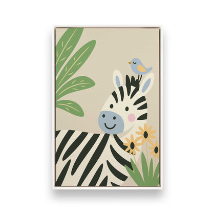 [Color:Opaque White], Picture of art in a White frame