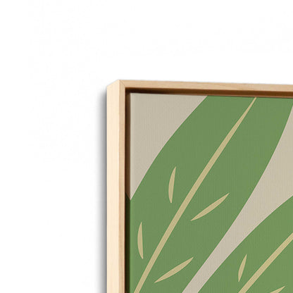 [Color:American Maple], Picture of art in a American Maple frame at an angle