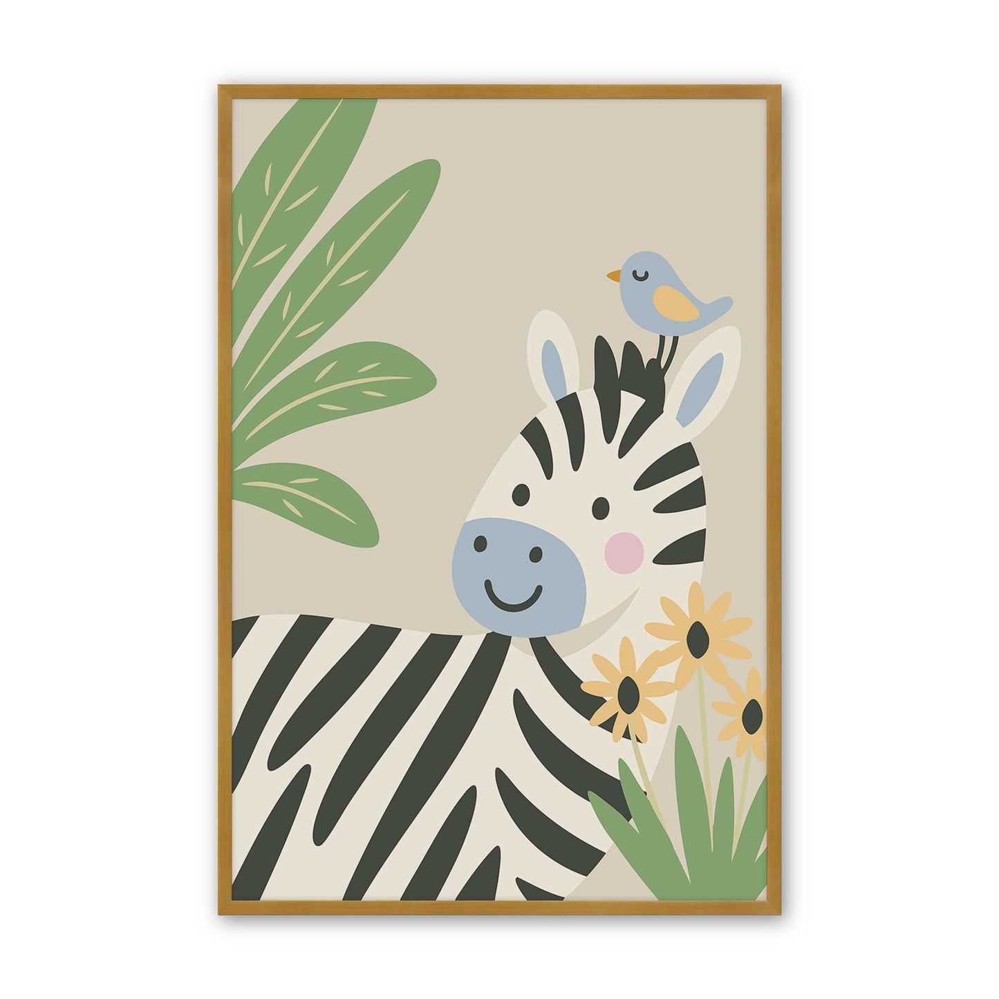 [Color:Polished Gold], Picture of art in a Polished Gold frame