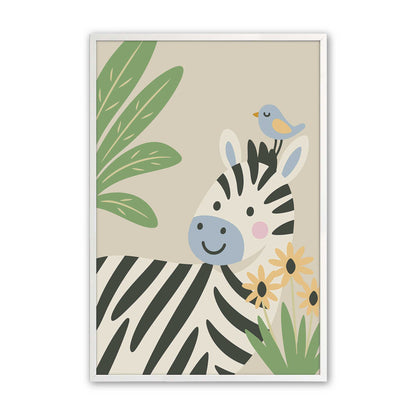 [Color:Opaque White], Picture of art in a Opaque White frame
