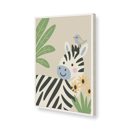 [Color:Opaque White], Picture of art in a Opaque White frame of the corner