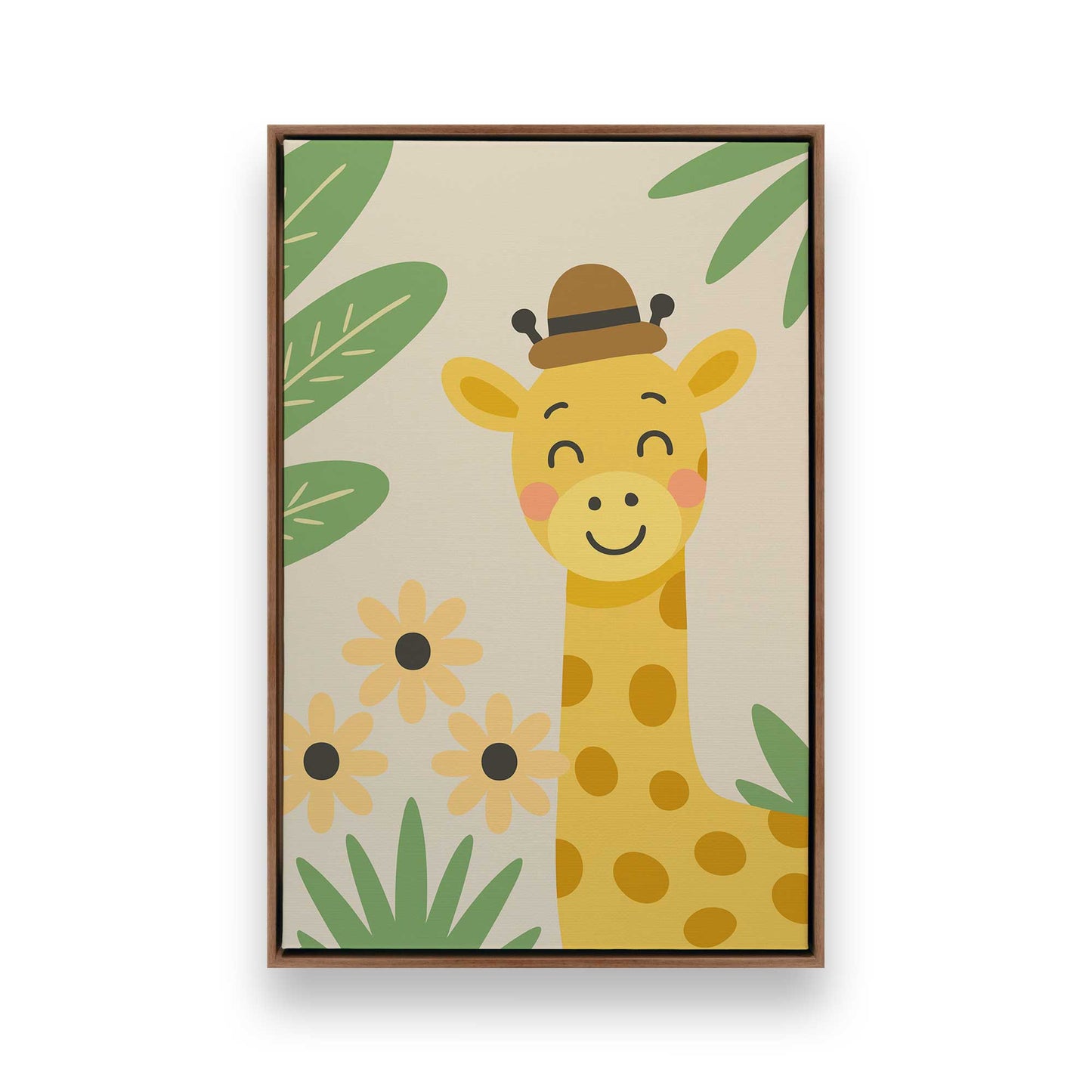 [Color:Walnut], Picture of art in a Walnut frame
