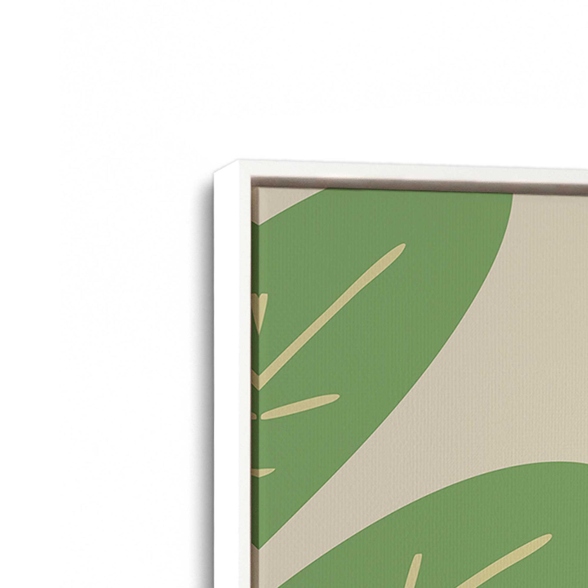 [Color:Opaque White], Picture of art in a White frame at an angle