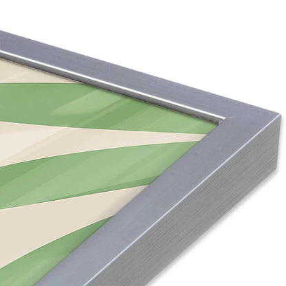 [Color:Polished Chrome], Picture of art in a Polished Chrome frame at an angle