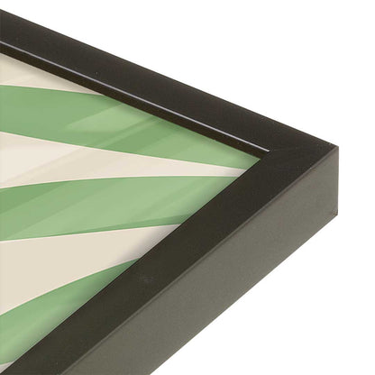 [Color:Satin Black], Picture of art in a Satin Black frame at an angle