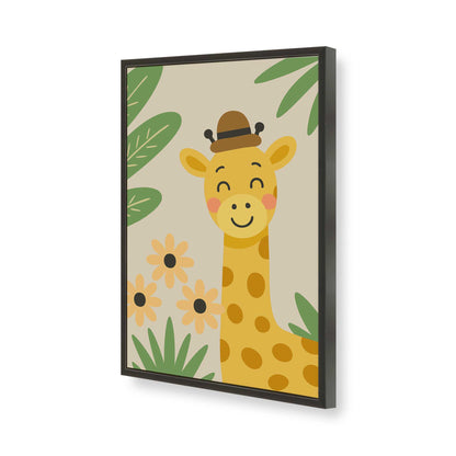 [Color:Satin Black], Picture of art in a Satin Black frame of the corner