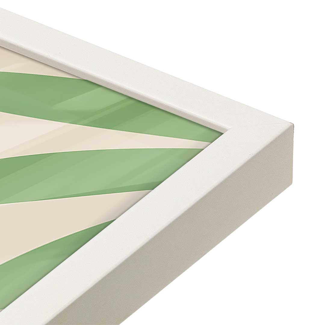 [Color:Opaque White], Picture of art in a Opaque White frame at an angle