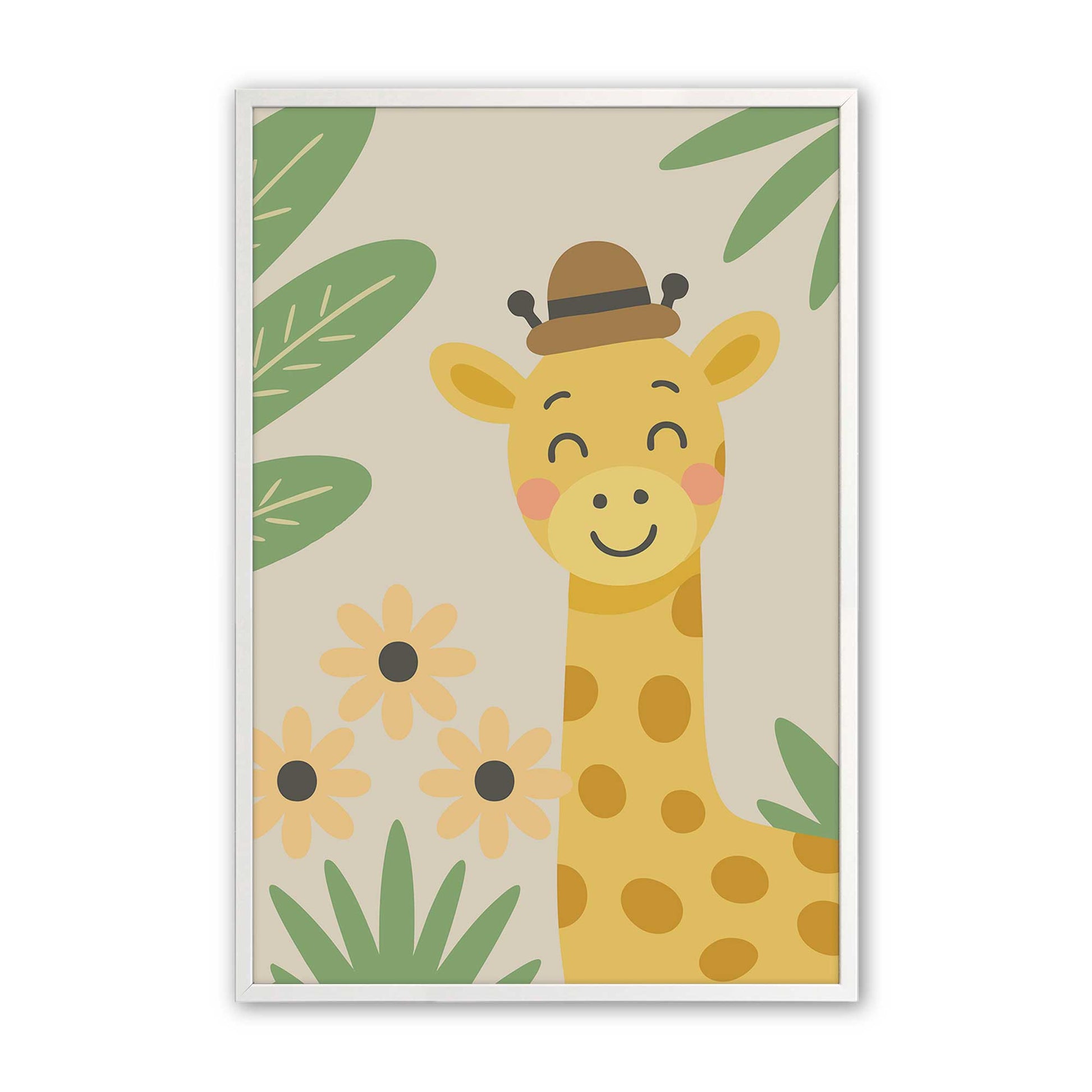 [Color:Opaque White], Picture of art in a Opaque White frame