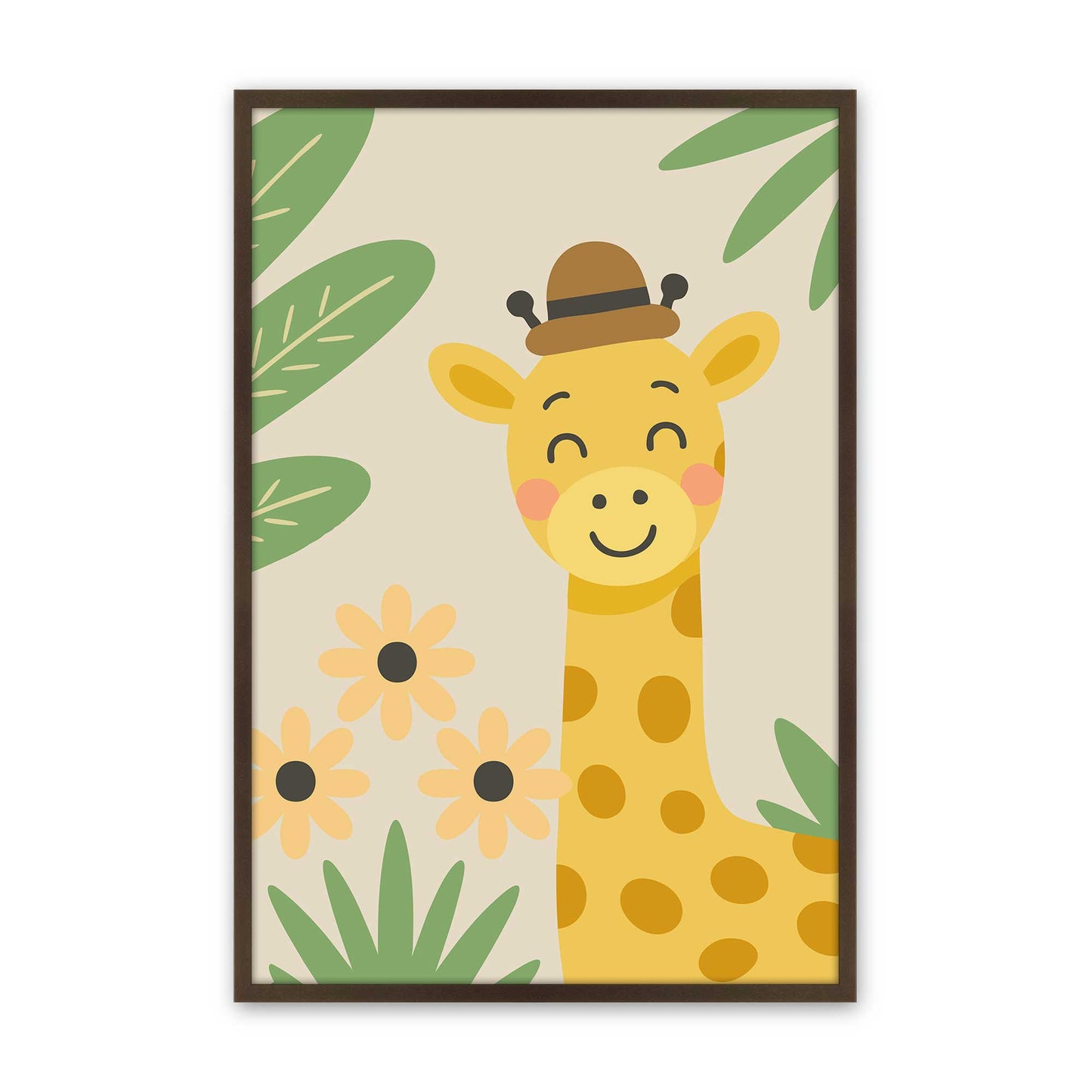 [Color:Belvinder Brown], Picture of art in a Belvinder Brown frame