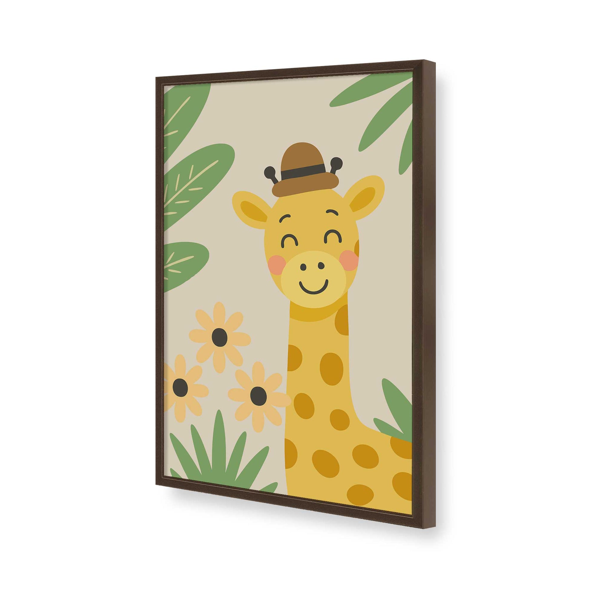 [Color:Belvinder Brown], Picture of art in a Belvinder Brown frame of the corner