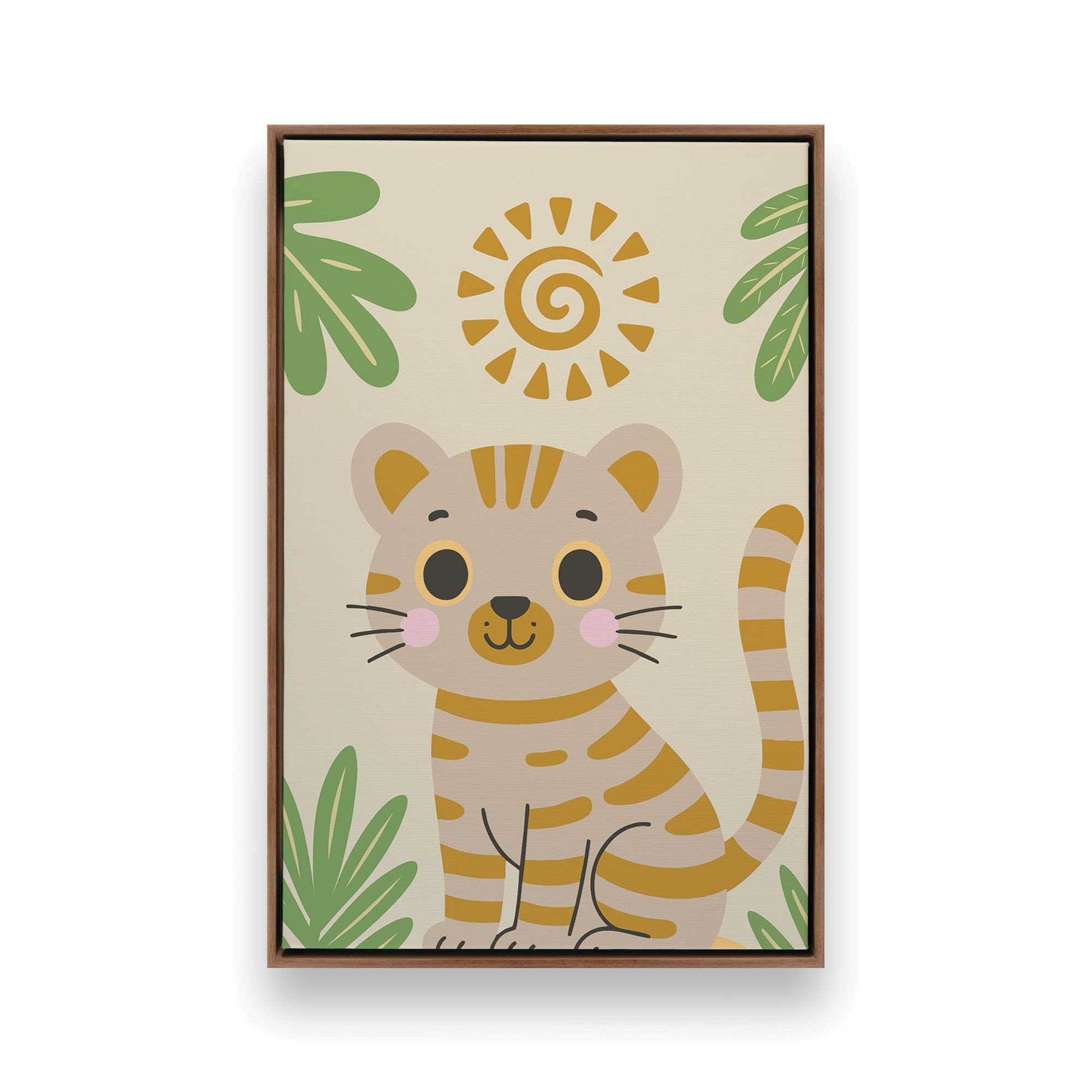 [Color:Walnut], Picture of art in a Walnut frame