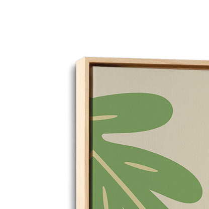[Color:American Maple], Picture of art in a American Maple frame at an angle