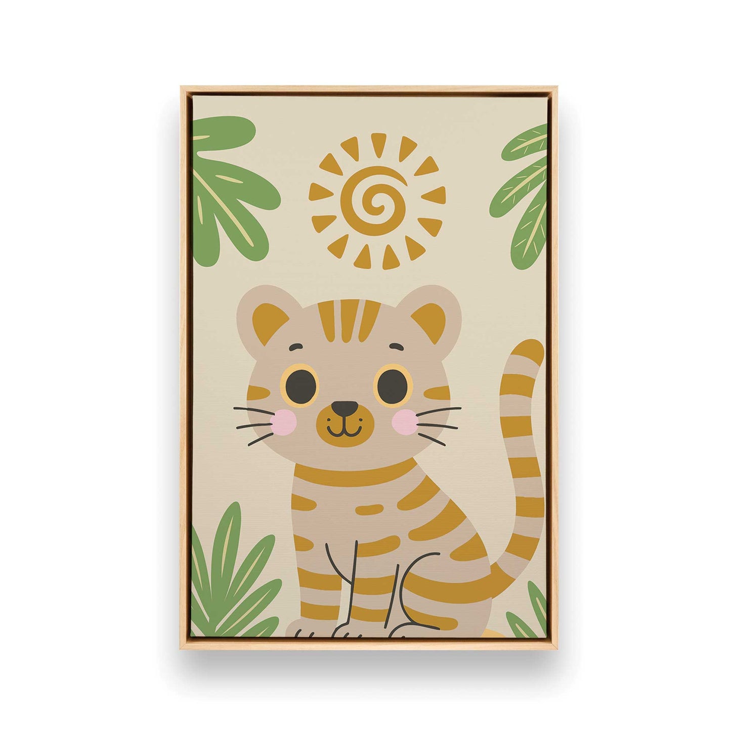 [Color:American Maple], Picture of art in a American Maple frame