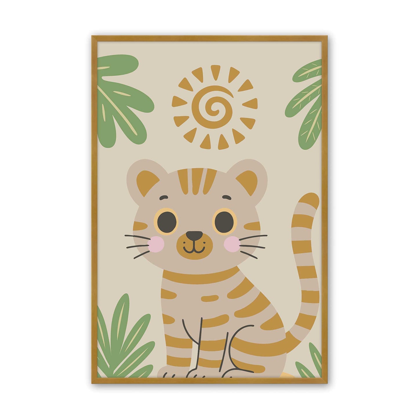 [Color:Polished Gold], Picture of art in a Polished Gold frame