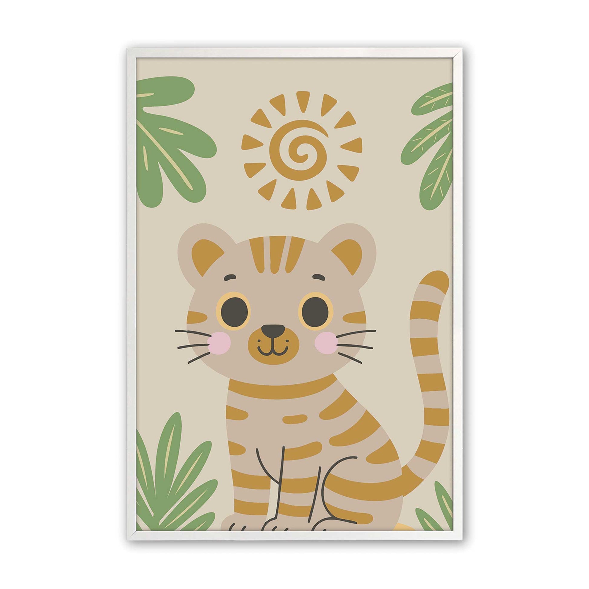 [Color:Opaque White], Picture of art in a Opaque White frame