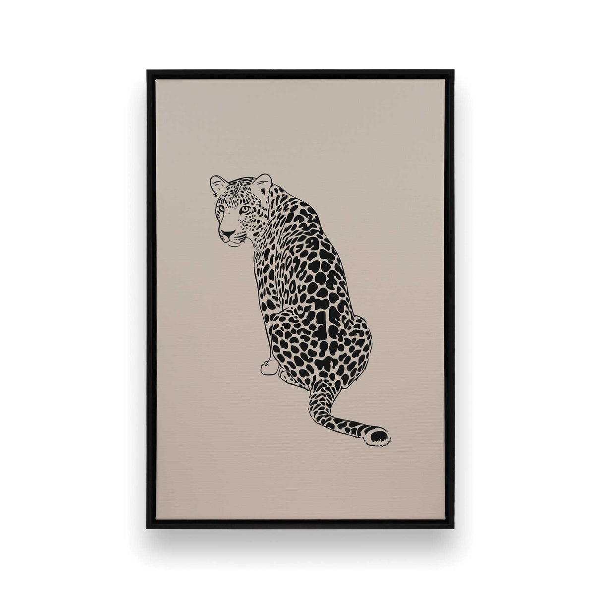 [Color:Satin Black], Picture of art in a Satin Black frame